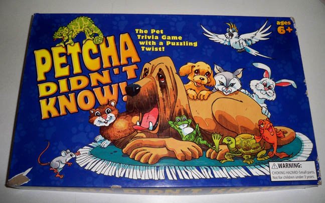 Vintage 1999 Patch Petcha Didn't Know! Game