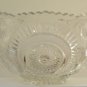 Vintage EAPG U.S. Glass Slewed Horseshoe Flared Punch Bowl, 12 Punch Cups & Glass Ladle