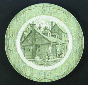 Royal USA Old Curiosity Shop Dinner Plate Set of 3