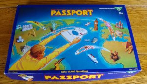 Vintage Texas Instruments Passport Board Game