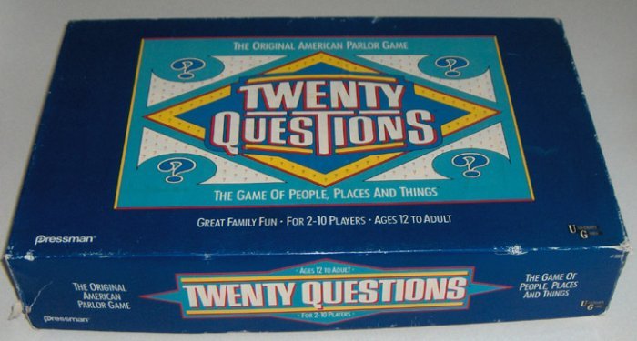 1988 Twenty Question Game by Pressman University Games