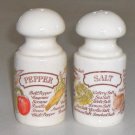 Avon Country Kitchen Spices Ceramic Salt & Pepper Shaker Set