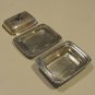 Vintage Silver Plated Oneida Ltd Small Covered Butter Dish