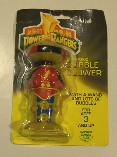 Vintage 1994 Power Rangers Alpha 5 Bubble Blower in Orig Package