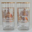 Vintage 1990 St. Casimir's Church 100th Anniversary Glass Tumbler - Set of 2