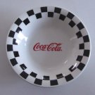 Vintage Gibson Coca Cola Black Check Cereal Soup Bowls -  Set of 4