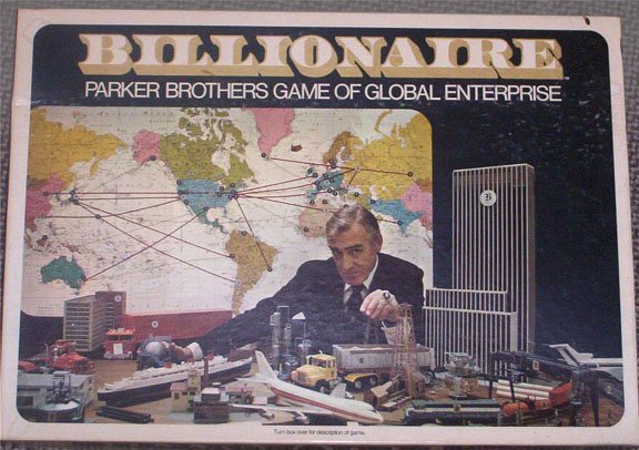Vintage 1973 Parker Brothers Billionaire Board Game