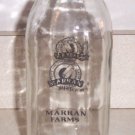 Vintage Marran Farms 1 Quart Milk Dairy Bottle