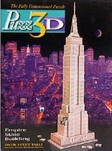 1994 Puzz 3D Wrebbit # P3D-902 Empire State Building - Wrebbit Jigsaw Puzzle 902 Pc Puzzle MIB