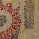 Vintage Embroidered Linen Table Runner / Dresser Scarf 16" x 42 1/2"