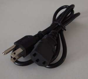 New 3' Standard Power Cord Cable PC / Printer 3ft  - Set of 4