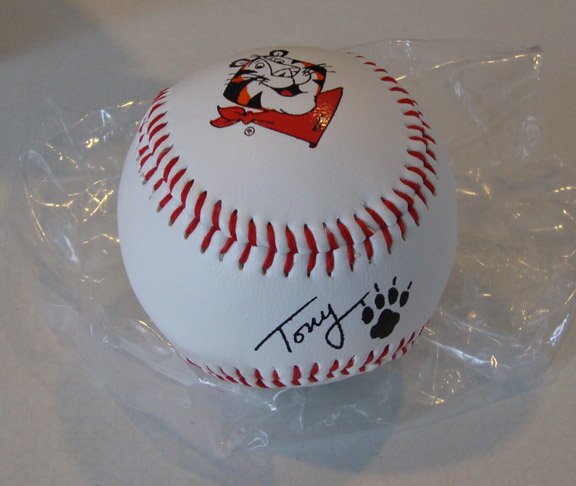 Vintage 1990s Kelloggs Advertising Tony the Tiger Official Size Baseball MIB