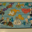 Vintage 1989 Instructional Fair 20th Century Personalities in the World Around Us Puzzle #IF859