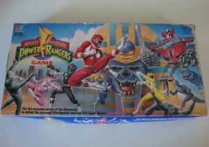 Vintage 1994 MB Mighty Morphin Power Rangers Board Game - Parts