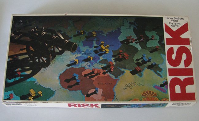 Vintage 1980 Parker Brothers Risk Board Game