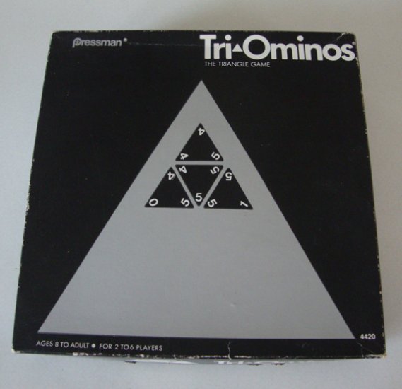 Vintage 1968 Pressman Tri-Ominos #4420