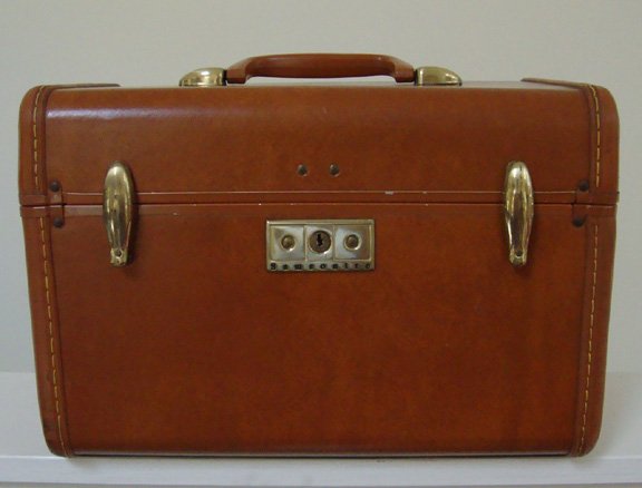 Vintage Samsonite Streamlite Luggage Train Makeup Case