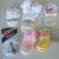 Lot of 6 Girls Socks - Infant to 2 years