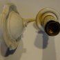 Vintage 1930s Single Candlestick Light Fixture Sconce - Brass