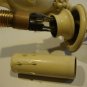 Vintage 1930s Single Candlestick Light Fixture Sconce - Brass