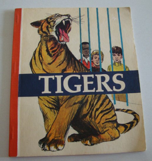 Vintage 1971 Tigers Childrens School Textbook ISBN: 0395005760