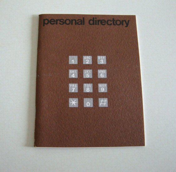 Vintage 1970s Bell Canada Personal Telephone Directory