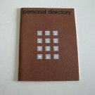 Vintage 1970s Bell Canada Personal Telephone Directory