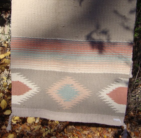 Vintage Southwest Design Wool Blanket or Rug