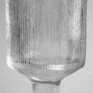 Vintage 1974 Sasaki Crystal Rain Glass Water Goblet Set of 2