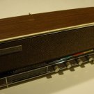 Vintage 1964 Sears Silvertone AM/FM Radio Model 5020 Walnut (damaged housing)
