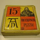 Vintage 1950s KFL West Germany No. 15 AD Reckoner Puzzle Game