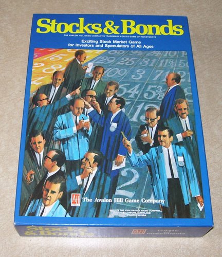 Vintage 1978 Avalon Hill Stocks & Bonds Board Game