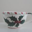 Vintage Lefton #026 Green Holly Cup (No Saucer) Set of 5