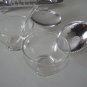 Vintage Continental Silver #1016 Aluminum Condiment Toast Rack Set