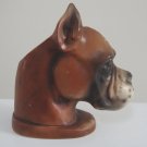 Vintage NANCY PEW Giftwares Co. Boxer Dog Head Vase Planter