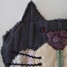 NEW Susie Q Handmade Recycled Sweater Cat Shaped Pot Holder