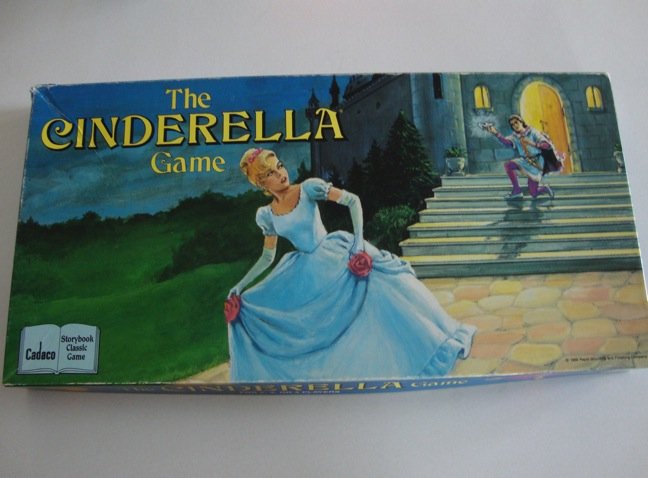 Vintage Cadaco 1987 Cinderella Board Game