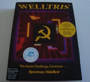 Vintage 1989 Spectrum Holobyte Welltris Software IBM