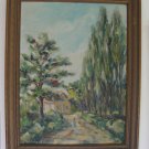 Grace Whitehead Phillips Landscape Original Oil Painting on Canvas Board