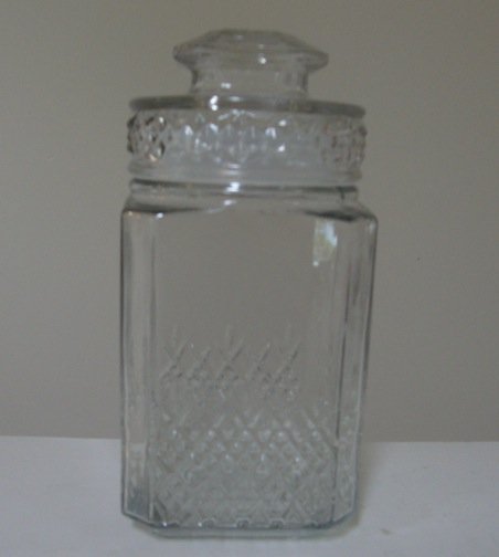 Vintage Koeze's Apothecary Jar Decanter Canister with Lid