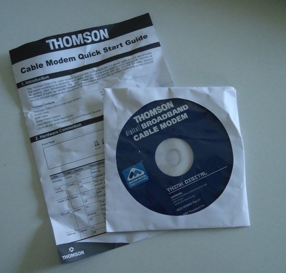 RCA Thomson Digital BROADBAND Modem CD