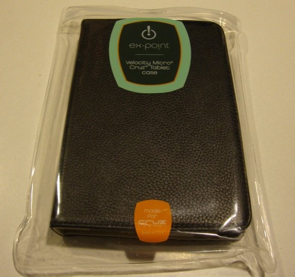 Ex Point Velocity Micro Cruz Tablet Case - Black Leather