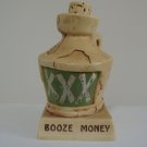 Vintage 1974 Paula Figurine "Booze Money" Bank