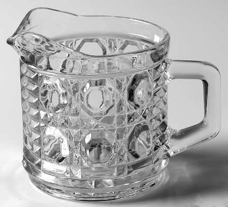 Vintage Federal Glass Windsor Creamer