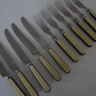 Vintage 1950s Robinson Knife Co. Stainless Folk & Butter Knife Set of 5