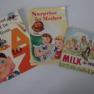 Vintage 1950s National Dairy Council Children's Booklets Set of 3