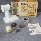 Vintage 1980 Sunbeam Food Grinder Attachment Model 94-341 in Original Box