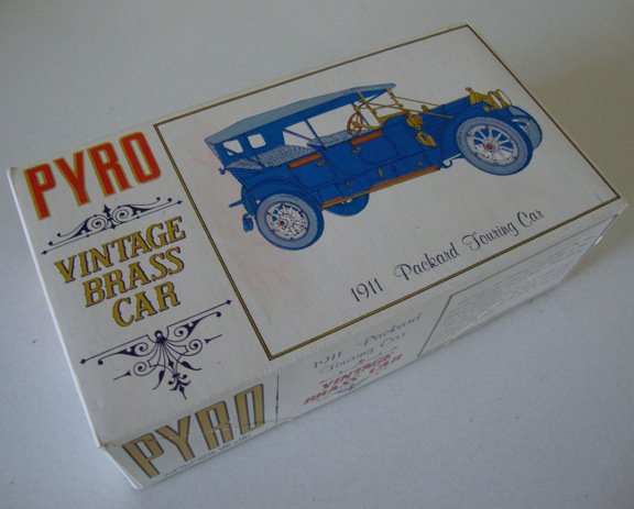 Vintage 1967 Pyro 1911 Packard Touring Model Car Kit #C457-125