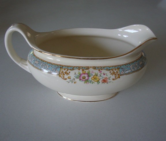 Vintage Homer Laughlin Blue Dawn Gravy Boat