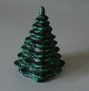Vintage Handcrafted Christmas Tree Salt Shaker